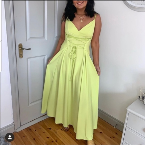 LONG DRESS WITH DRAWSTRING DRESS - Picture 9 of 14